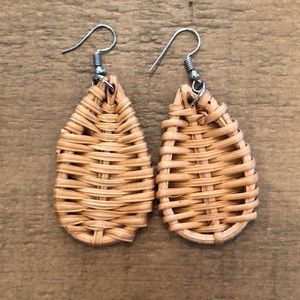 Woven Teardrop Earrings